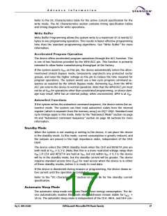 浏览型号S29GL256N10FFI010的Datasheet PDF文件第17页