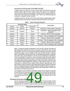 浏览型号S29GL256N10FFI010的Datasheet PDF文件第49页