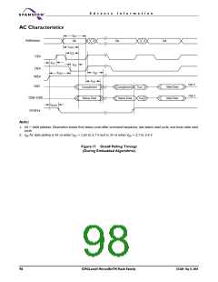 浏览型号S29GL256N10FFI010的Datasheet PDF文件第98页