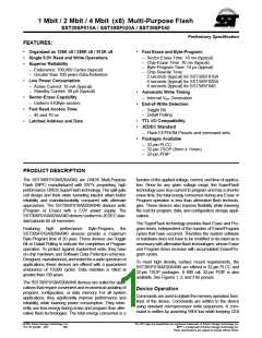 浏览型号SST39SF040-70-4C-PH的Datasheet PDF文件第1页