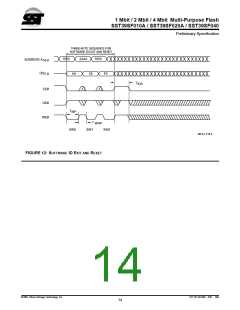 浏览型号SST39SF040-70-4C-PH的Datasheet PDF文件第14页