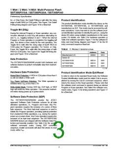 浏览型号SST39SF040-70-4C-PH的Datasheet PDF文件第3页