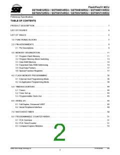 浏览型号SST89E52RD2-40-C-TQJ的Datasheet PDF文件第2页