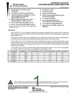 浏览型号UCC2813-0的Datasheet PDF文件第1页