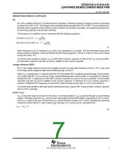 浏览型号UCC2813-0的Datasheet PDF文件第7页
