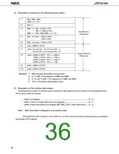浏览型号UPD75216A的Datasheet PDF文件第36页
