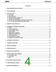 浏览型号UPD75216A的Datasheet PDF文件第4页