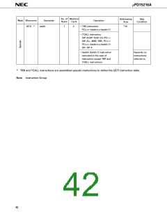 浏览型号UPD75216A的Datasheet PDF文件第42页