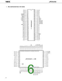 浏览型号UPD75216A的Datasheet PDF文件第6页