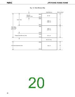 浏览型号UPD75308BGC的Datasheet PDF文件第20页