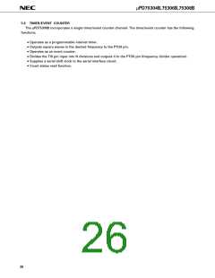 浏览型号UPD75308BGC的Datasheet PDF文件第26页