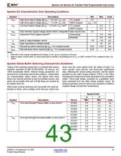 浏览型号XCS10XL-5TQ144C的Datasheet PDF文件第43页