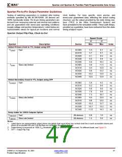 浏览型号XCS10XL-5TQ144C的Datasheet PDF文件第47页