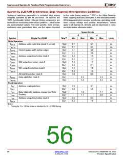 浏览型号XCS10XL-5TQ144C的Datasheet PDF文件第56页
