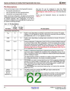浏览型号XCS10XL-5TQ144C的Datasheet PDF文件第62页