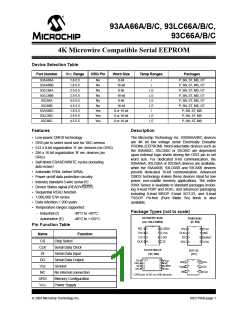 浏览型号93LC66BXTISNG的Datasheet PDF文件第1页