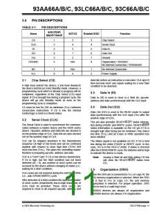 浏览型号93LC66BXTISNG的Datasheet PDF文件第11页