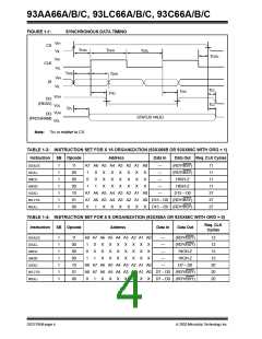 浏览型号93LC66BXTISNG的Datasheet PDF文件第4页