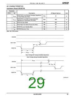 浏览型号AM29DL800BT70WBI的Datasheet PDF文件第29页