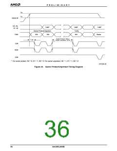 浏览型号AM29DL800BT70WBI的Datasheet PDF文件第36页