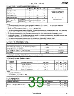 浏览型号AM29DL800BT70WBI的Datasheet PDF文件第39页