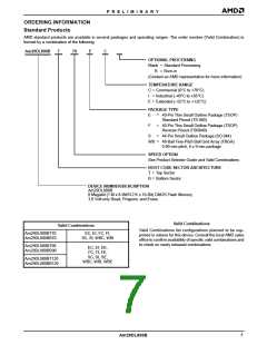 浏览型号AM29DL800BT70WBI的Datasheet PDF文件第7页