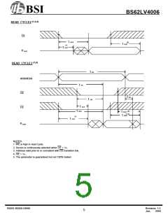 浏览型号BS62LV4006SC-70的Datasheet PDF文件第5页