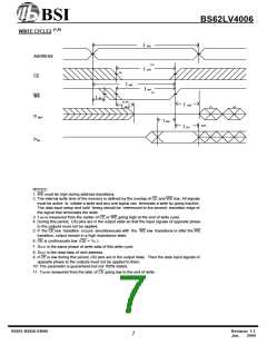 浏览型号BS62LV4006TC的Datasheet PDF文件第7页