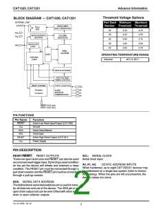 浏览型号CAT1320JI-42TDFN的Datasheet PDF文件第2页