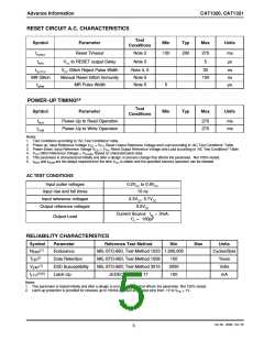 浏览型号CAT1320JI-42TDFN的Datasheet PDF文件第5页