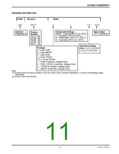 浏览型号CAT25C17L-1.8TE13的Datasheet PDF文件第11页