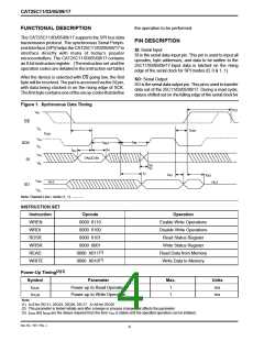 浏览型号CAT25C17L-1.8TE13的Datasheet PDF文件第4页