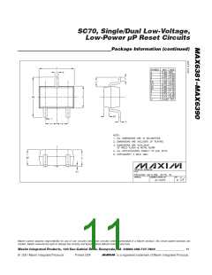 浏览型号MAX6384XS29D3-T的Datasheet PDF文件第11页