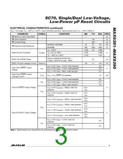 浏览型号MAX6384XS29D3-T的Datasheet PDF文件第3页