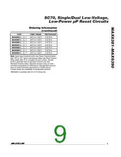 浏览型号MAX6385XS44D3-T的Datasheet PDF文件第9页