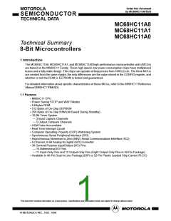 浏览型号MC68HCP11A1VP的Datasheet PDF文件第1页