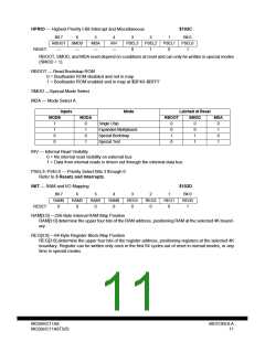 浏览型号MC68HCP11A1VP的Datasheet PDF文件第11页