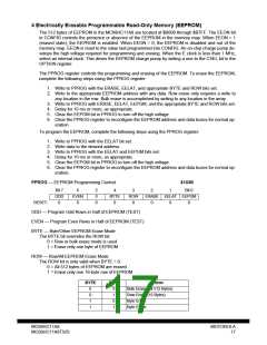 浏览型号MC68HCP11A1VP的Datasheet PDF文件第17页