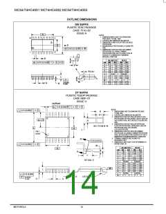 浏览型号MC74HC4053N的Datasheet PDF文件第14页