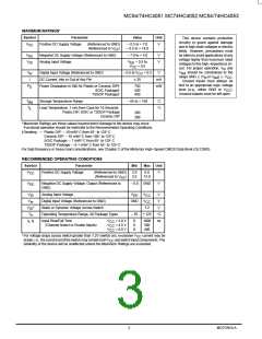 浏览型号MC74HC4053N的Datasheet PDF文件第3页