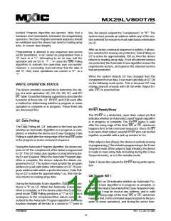 浏览型号MX29LV800BXBC-90的Datasheet PDF文件第14页