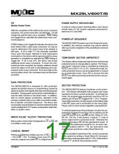 浏览型号MX29LV800BXBC-90的Datasheet PDF文件第17页