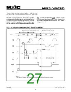 浏览型号MX29LV800BXBC-90的Datasheet PDF文件第27页