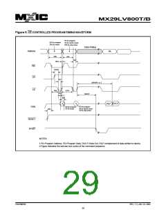 浏览型号MX29LV800BXBC-90的Datasheet PDF文件第29页