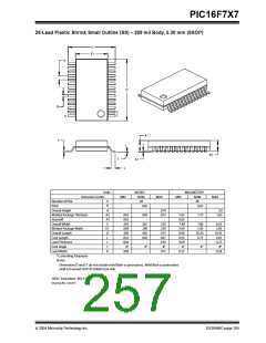 浏览型号PIC16F777-I/PT的Datasheet PDF文件第257页
