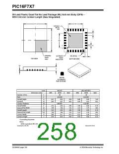 浏览型号PIC16F767-I/SP的Datasheet PDF文件第258页