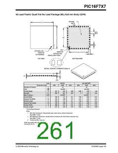 浏览型号PIC16F767-I/SP的Datasheet PDF文件第261页