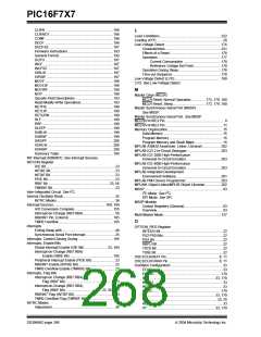 浏览型号PIC16F777-I/PT的Datasheet PDF文件第268页