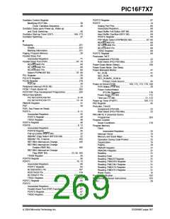 浏览型号PIC16F777-I/PT的Datasheet PDF文件第269页