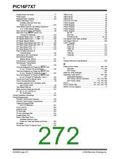 浏览型号PIC16F777-I/PT的Datasheet PDF文件第272页